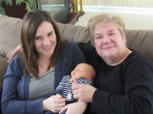 My Mom & I with my little one
