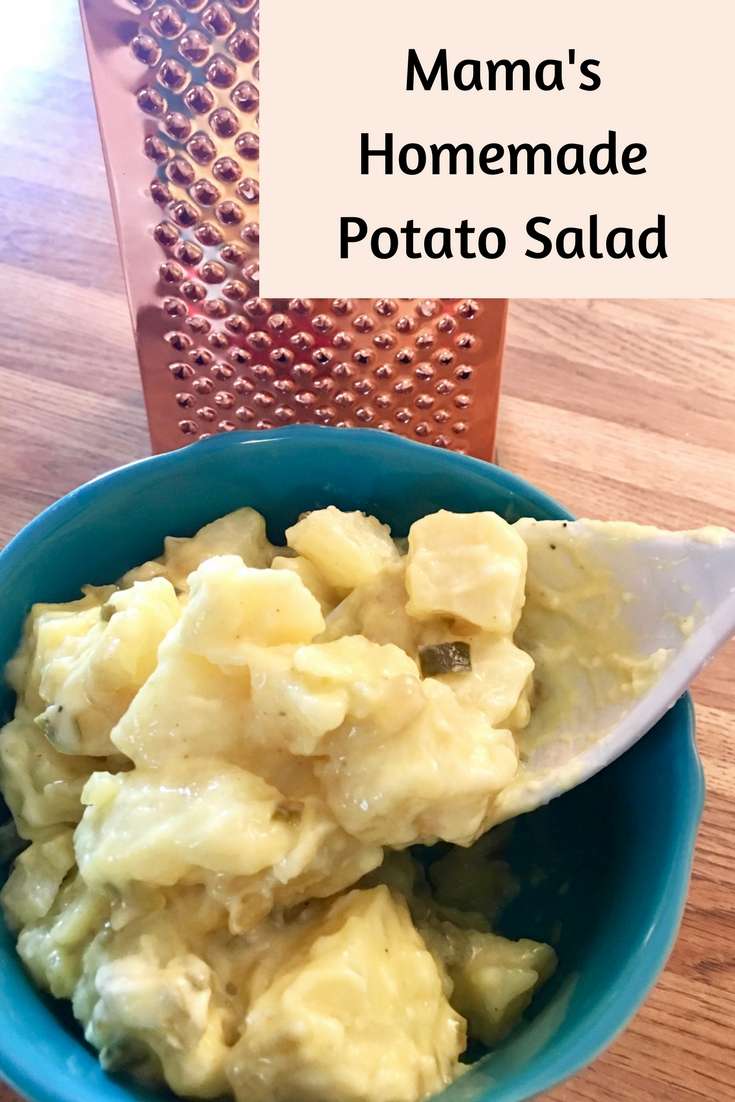 Mama's Homemade Potato Salad #potatosalad #homemade #recipe #sidedish