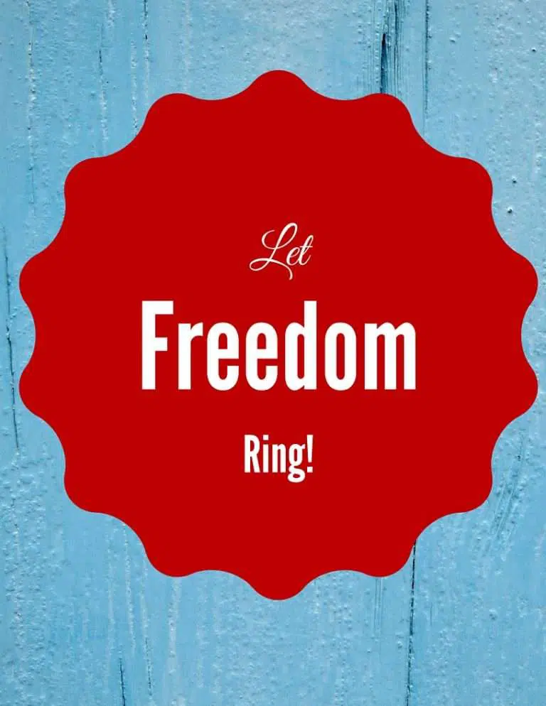 4 Free Fourth of July Printables 2 Let Freedom Ring!