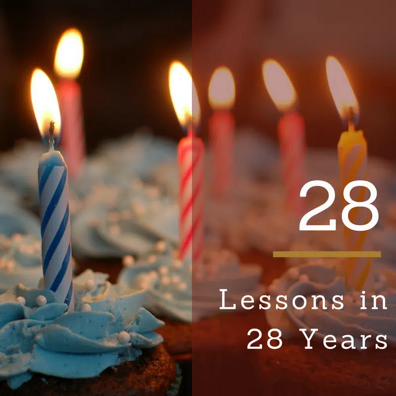 28 Lessons in 28 Years