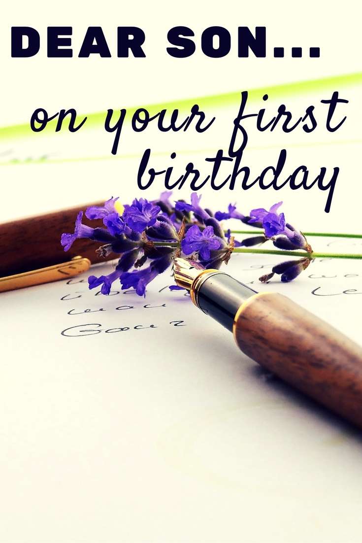 A Letter to My Son: On your first birthday