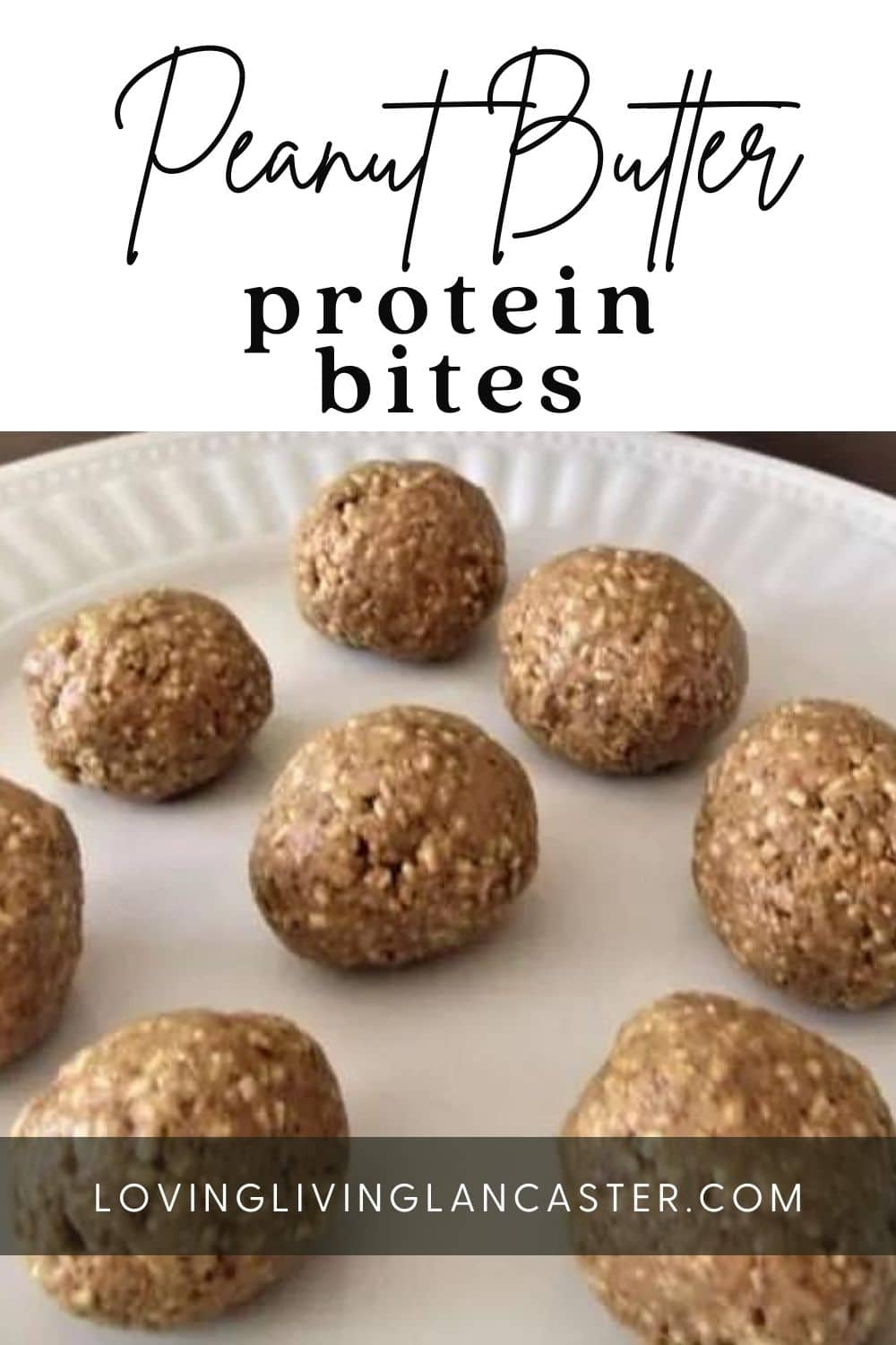 Peanut Butter Protein Bites