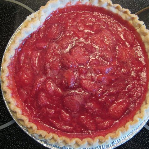 Patriotic Strawberry Pie