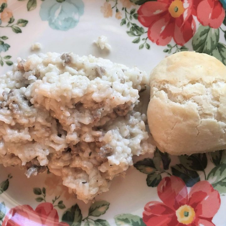 Slow Cooker Sausage and Rice Casserole