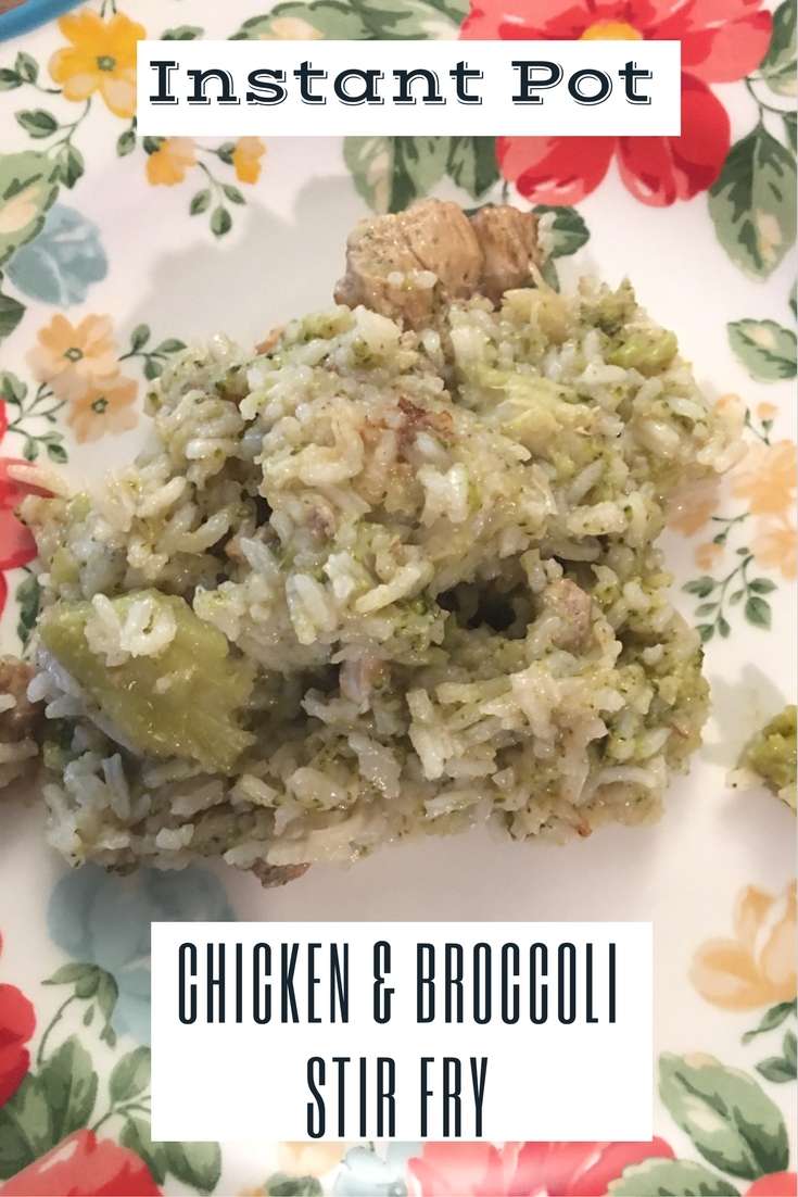 Learning a new piece of kitchen equipment, like the Instant Pot intimated me, but I'm so glad I did! This Chicken & Broccoli Stir Fry is delicious & cooks in less than 10 minutes! #instantpot #stirfry #recipe #easydinner #slowcooker