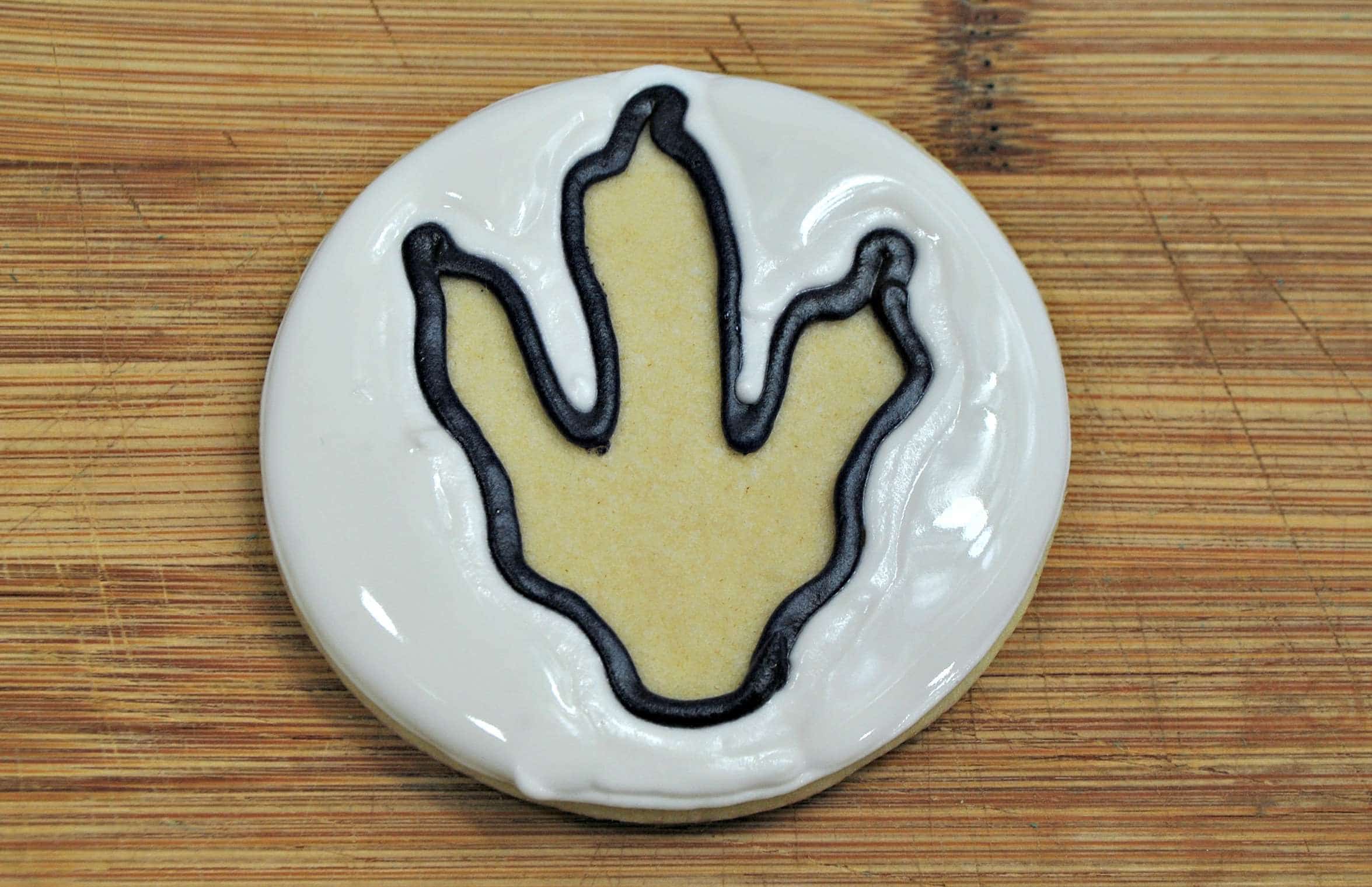 Dinosaur Paw Print Cookies