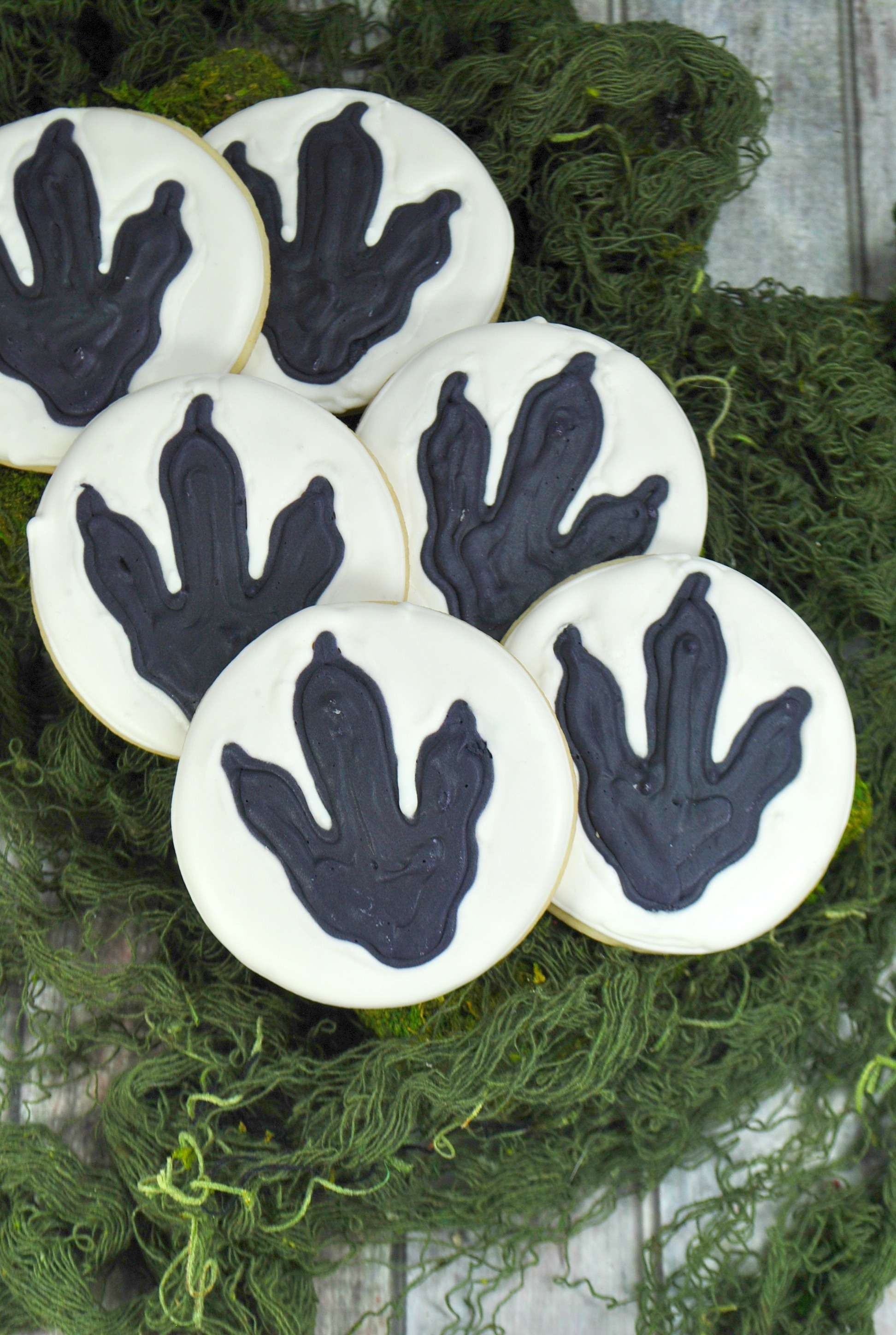 Dinosaur Paw Print Cookies