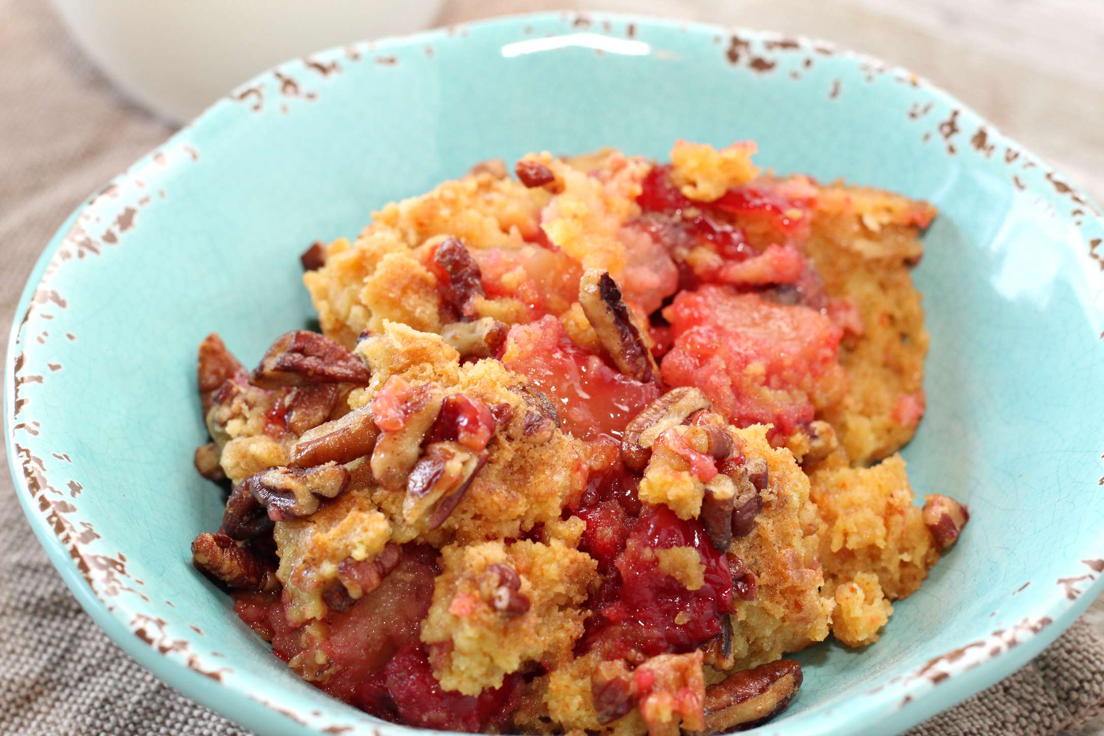 Cherry Pineapple Dump Cake (Only 5 Ingredients and 1 Pan!)