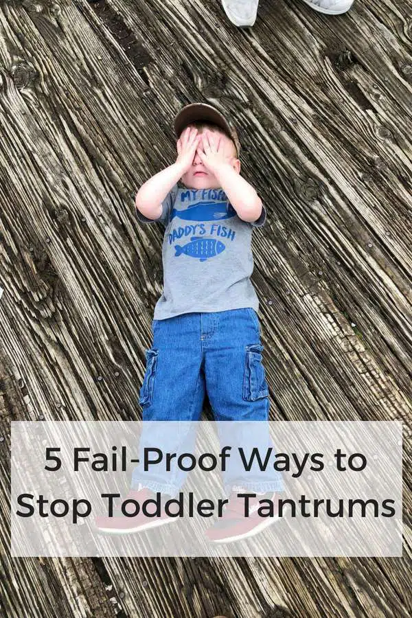 5 Fail Proof Ways to Stop Toddler Tantrums