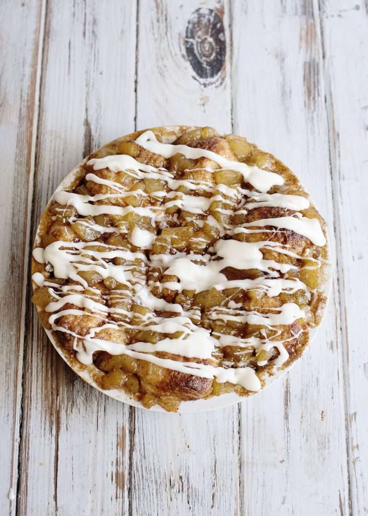 Apple Pie Biscuit Bake 7 Apple Pie Biscuit Bake complete with icing