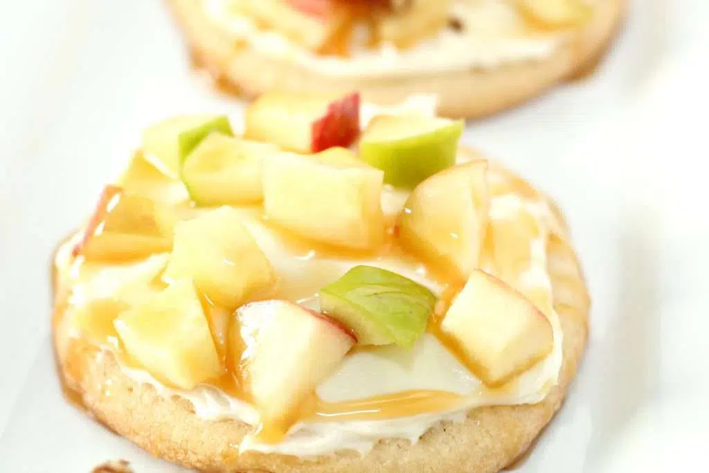 Caramel Apple Pie Sugar Cookies (Fresh Apples) 5 Set 2 Close Up cookies