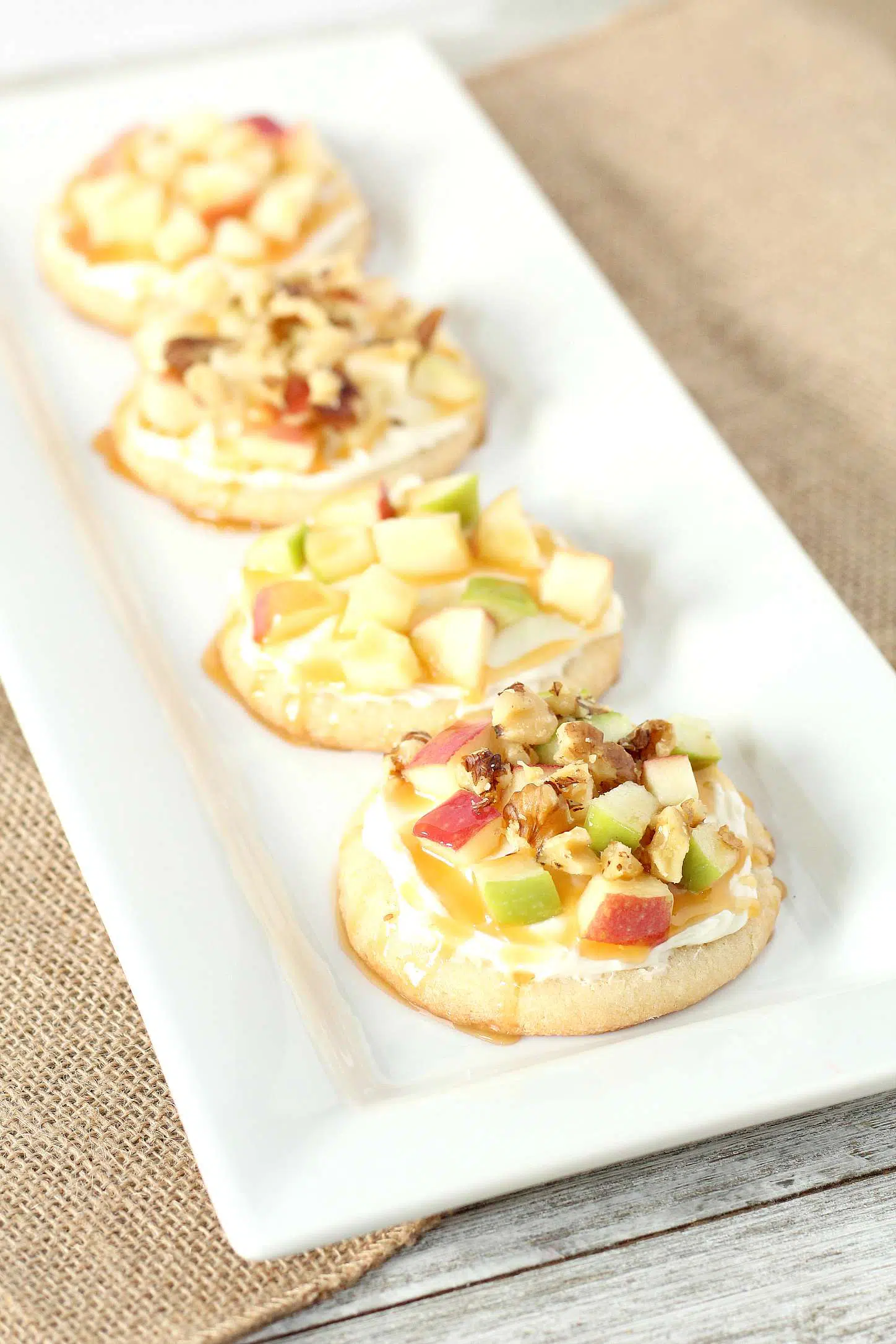 Caramel Apple Pie Sugar Cookies (Fresh Apples) 4 Set 2 Vertical cookies
