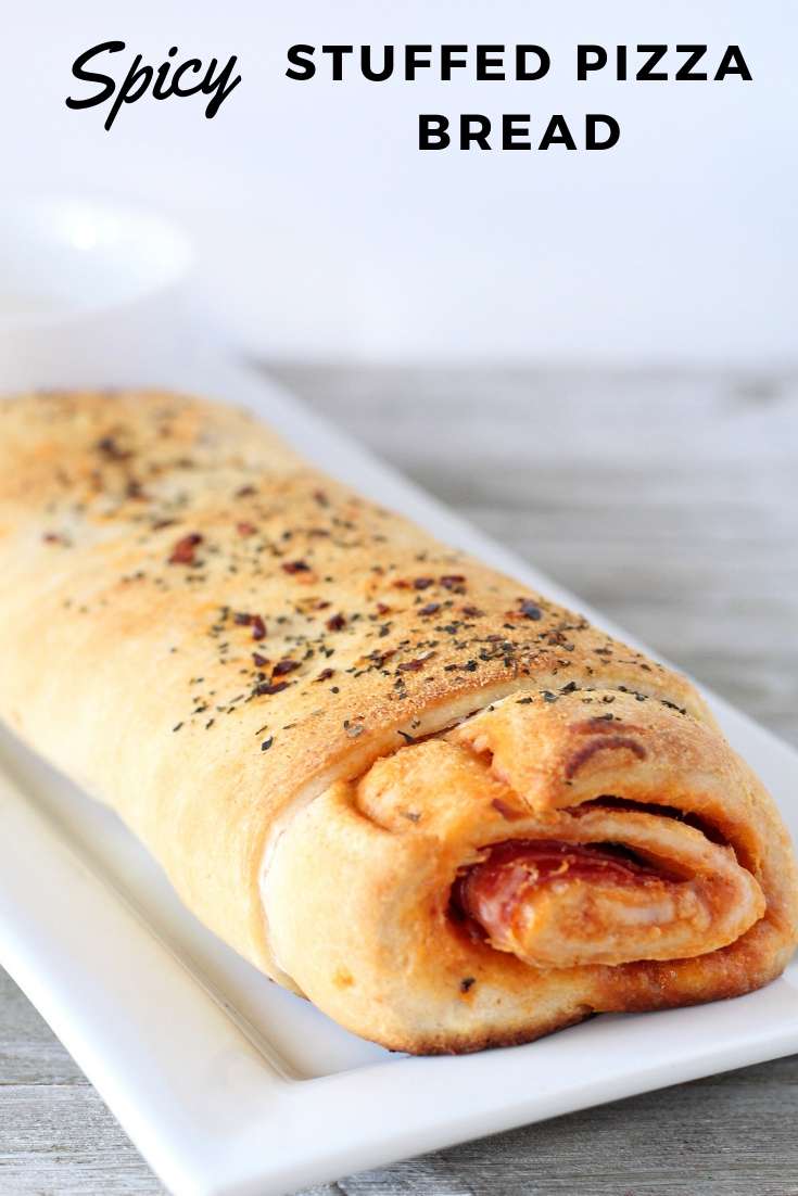 Spicy Stuffed Pizza Bread | Dinner | Easy Dinner | Pizza Roll #pizza
