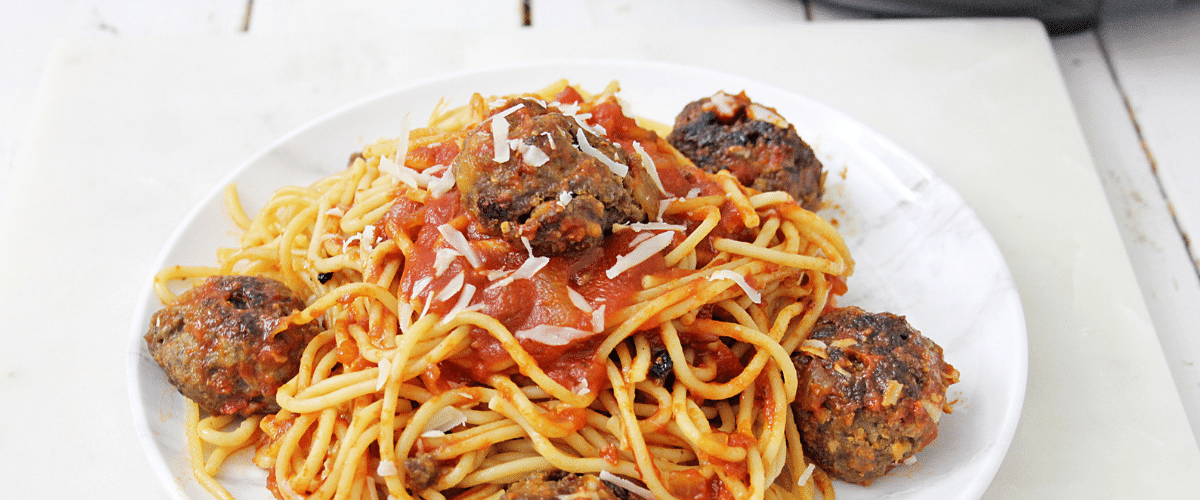 Instant Pot Spaghetti and Meatballs