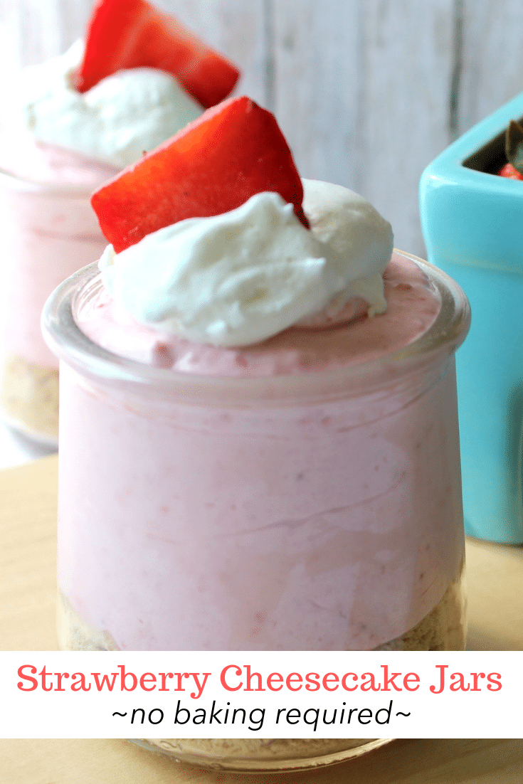 no bake cheesecake in jar