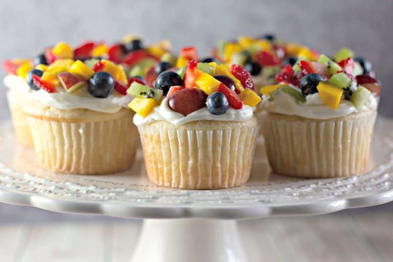 Fruit Topped Cupcakes