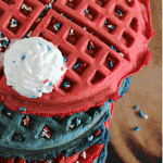 red white blue waffles