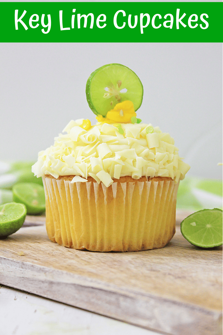 single key lime cupcake