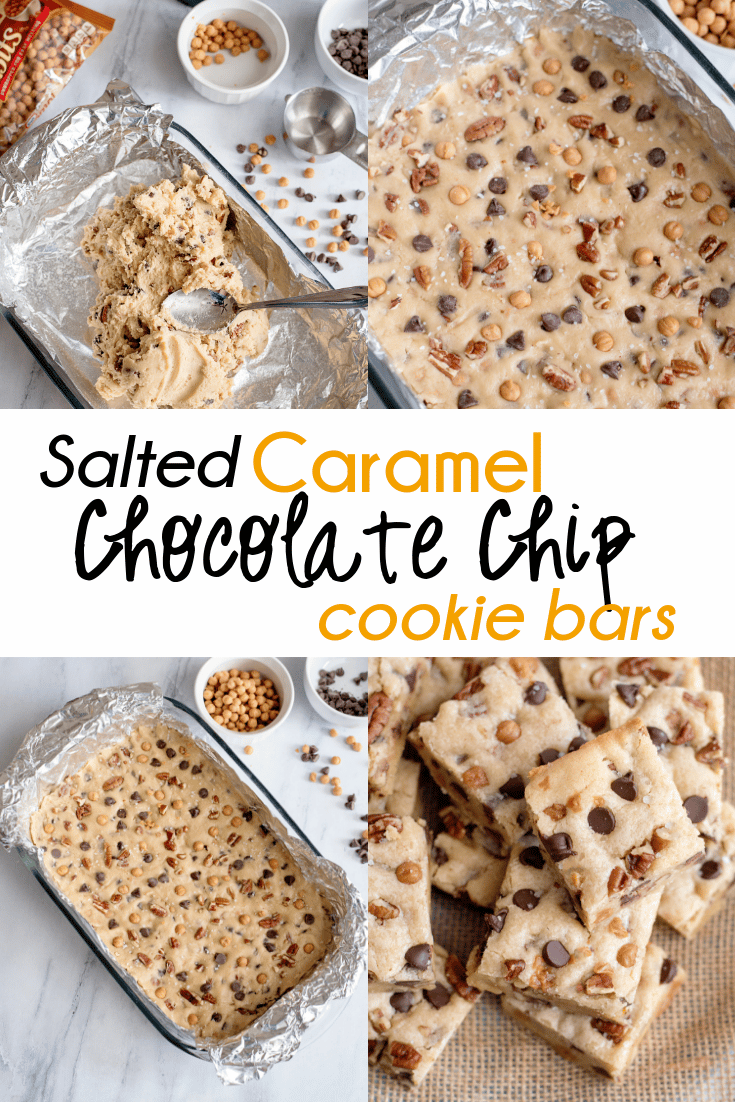 Salted Caramel Chocolate Chip Cookie Bars 7 salted caramel chocolate chip cookie bars