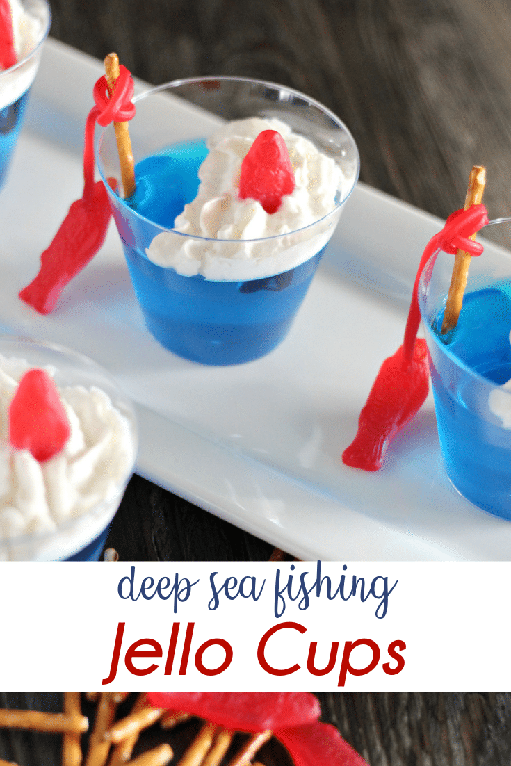 deep sea fishing jello cups
