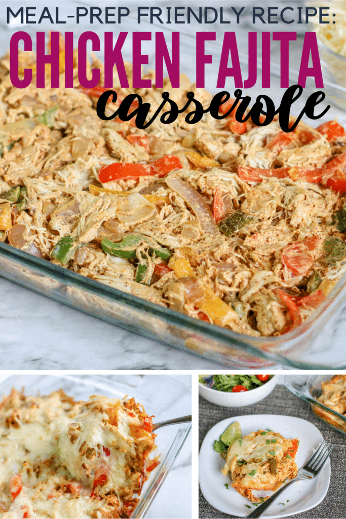 chicken fajita casserole
