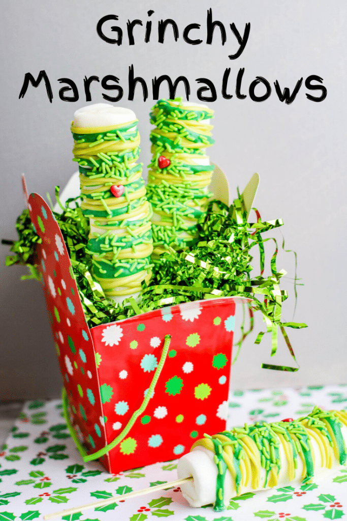 grinch marshmallow pops 5