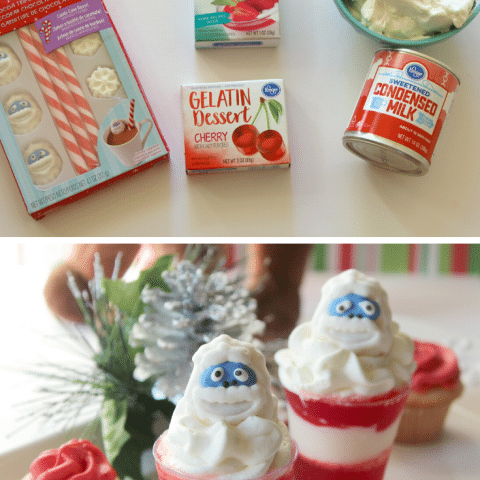 ingredients for snoman cups
