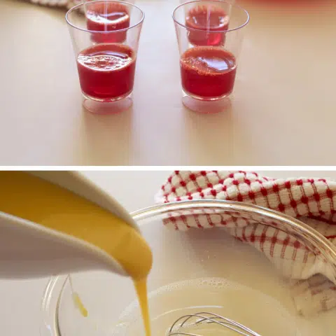 making jello cups