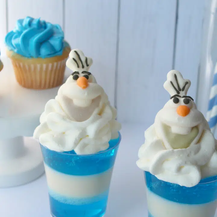 Frozen Olaf Dessert Cups 10 jello cups