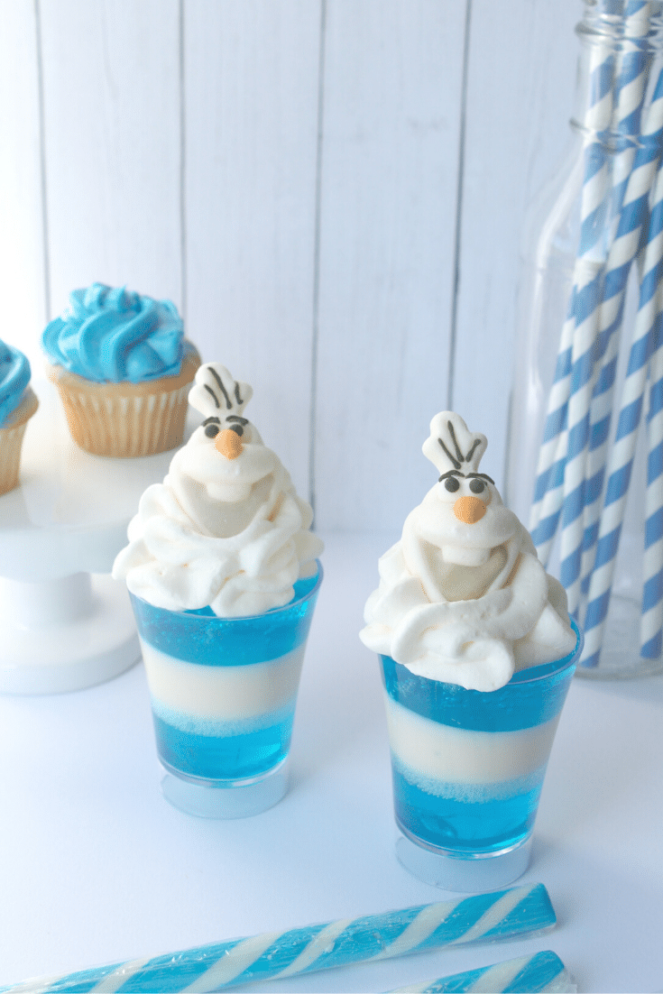 Frozen Olaf Dessert Cups 6 olaf jello cups