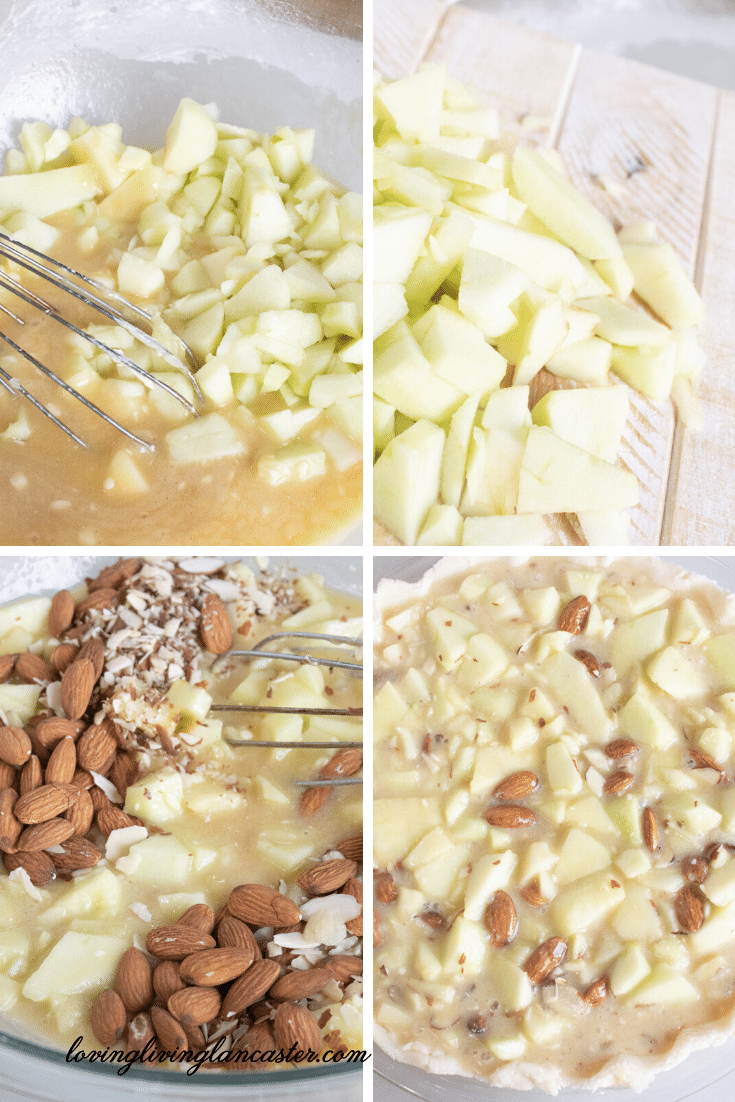 Almond Apple Pie 8 making apple pie filling