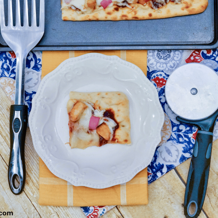 BBQ Chicken Flatbread 8 grilled chicken flatbread