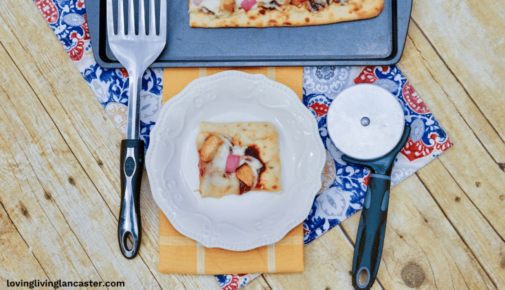 BBQ Chicken Flatbread 8 grilled chicken flatbread