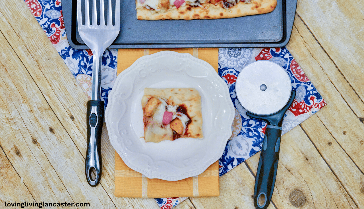 grilled chicken flatbread