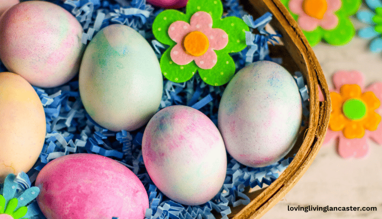 Shaving Cream Easter Eggs