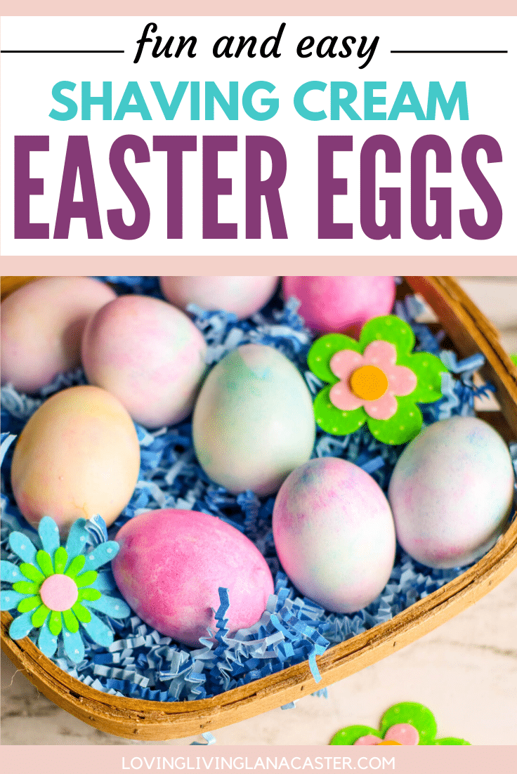 Shaving Cream Easter Eggs