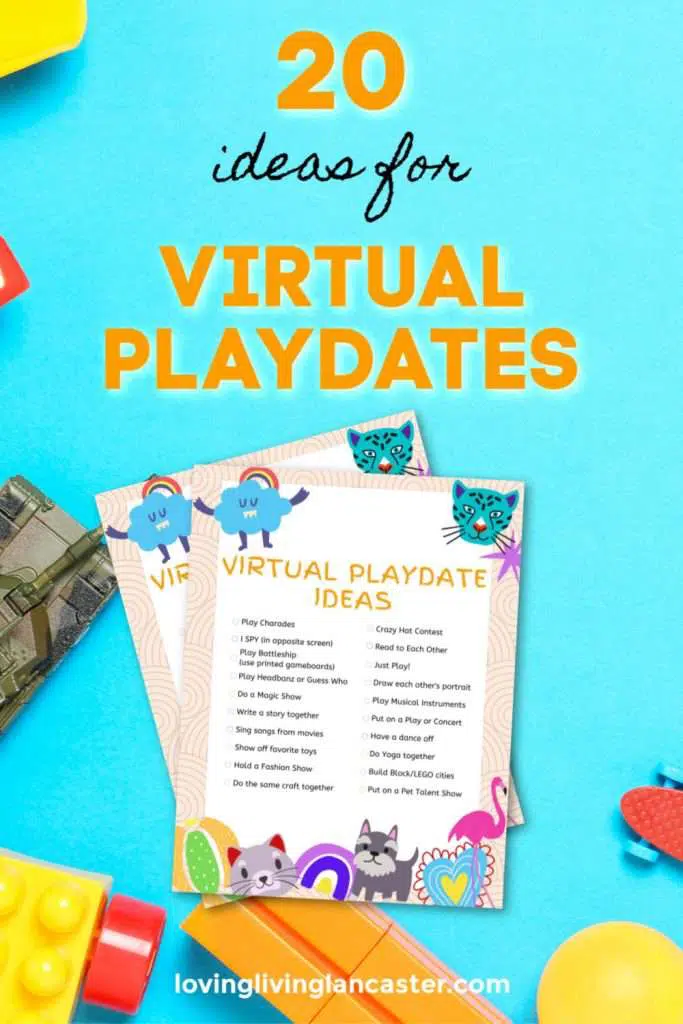 Virtual Play Date Printable PDF