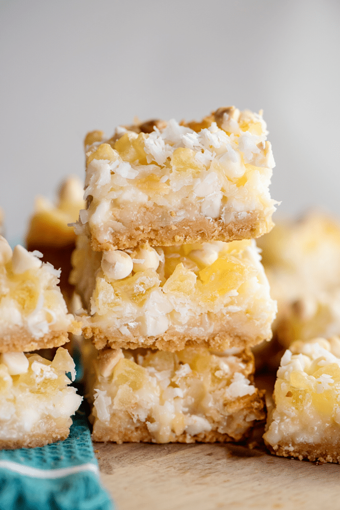 Tropical Magic Bars 7 tropical magic bars stacked