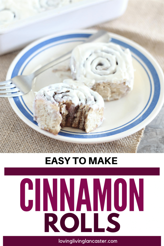 cinnamon roll on white plate