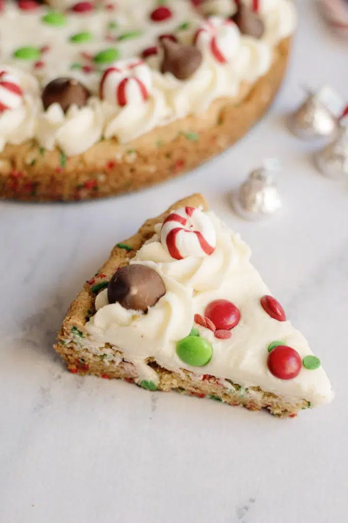 The Easiest Christmas Cookie Cake Ever 16 cookie cake post 2