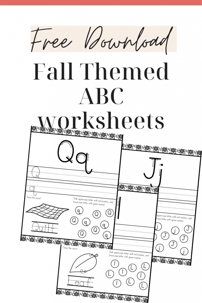 abc printable worksheets