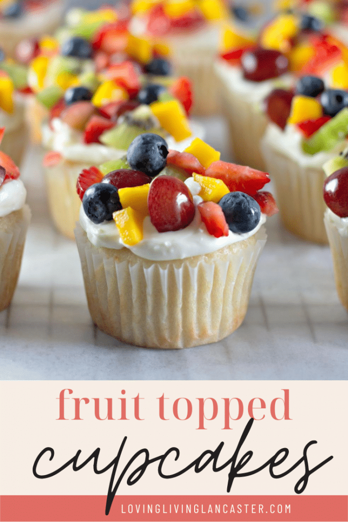 fruit topped cupcakes