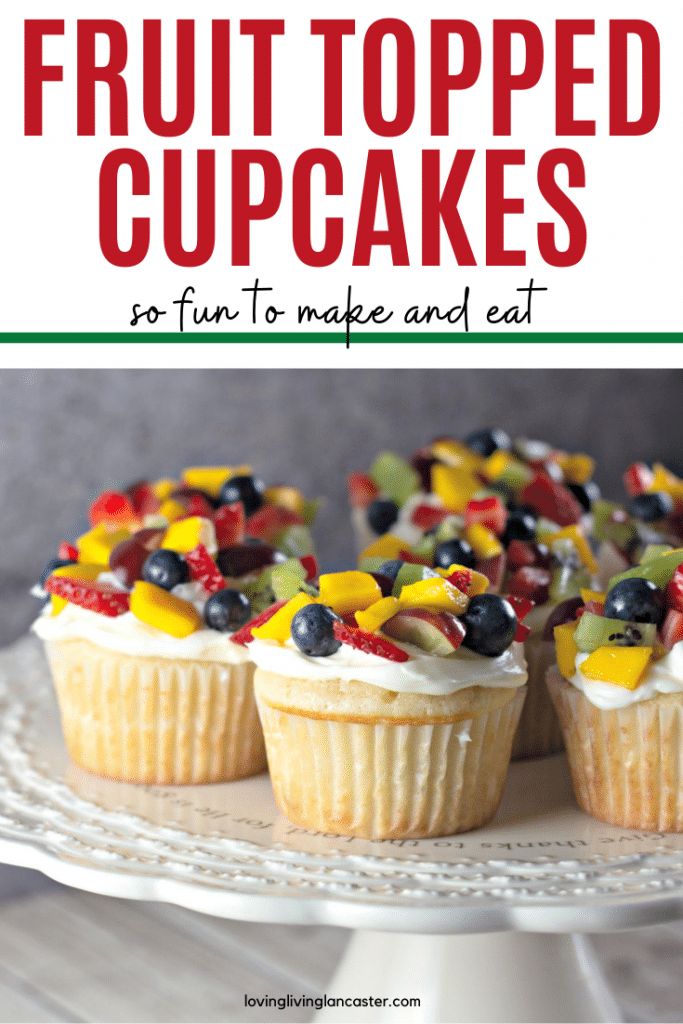 fruit topped cupcakes