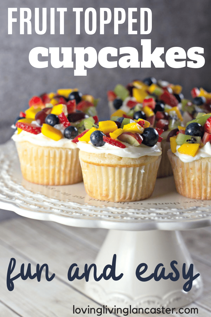 Fruit Topped Cupcakes
