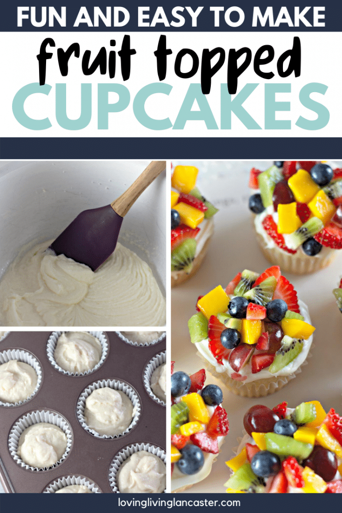 making fruit topped cupcakes