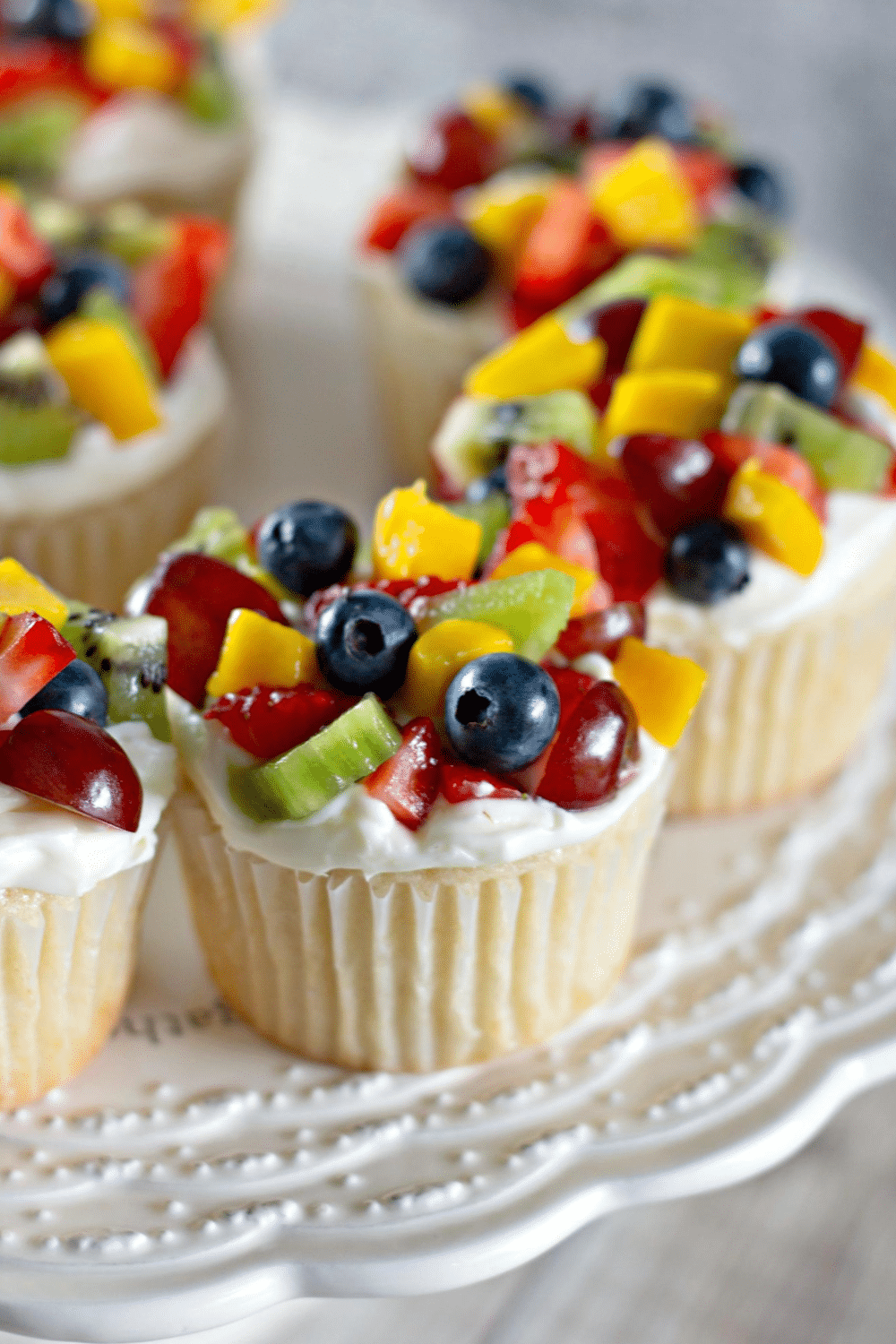 Fruit Topped Cupcakes
