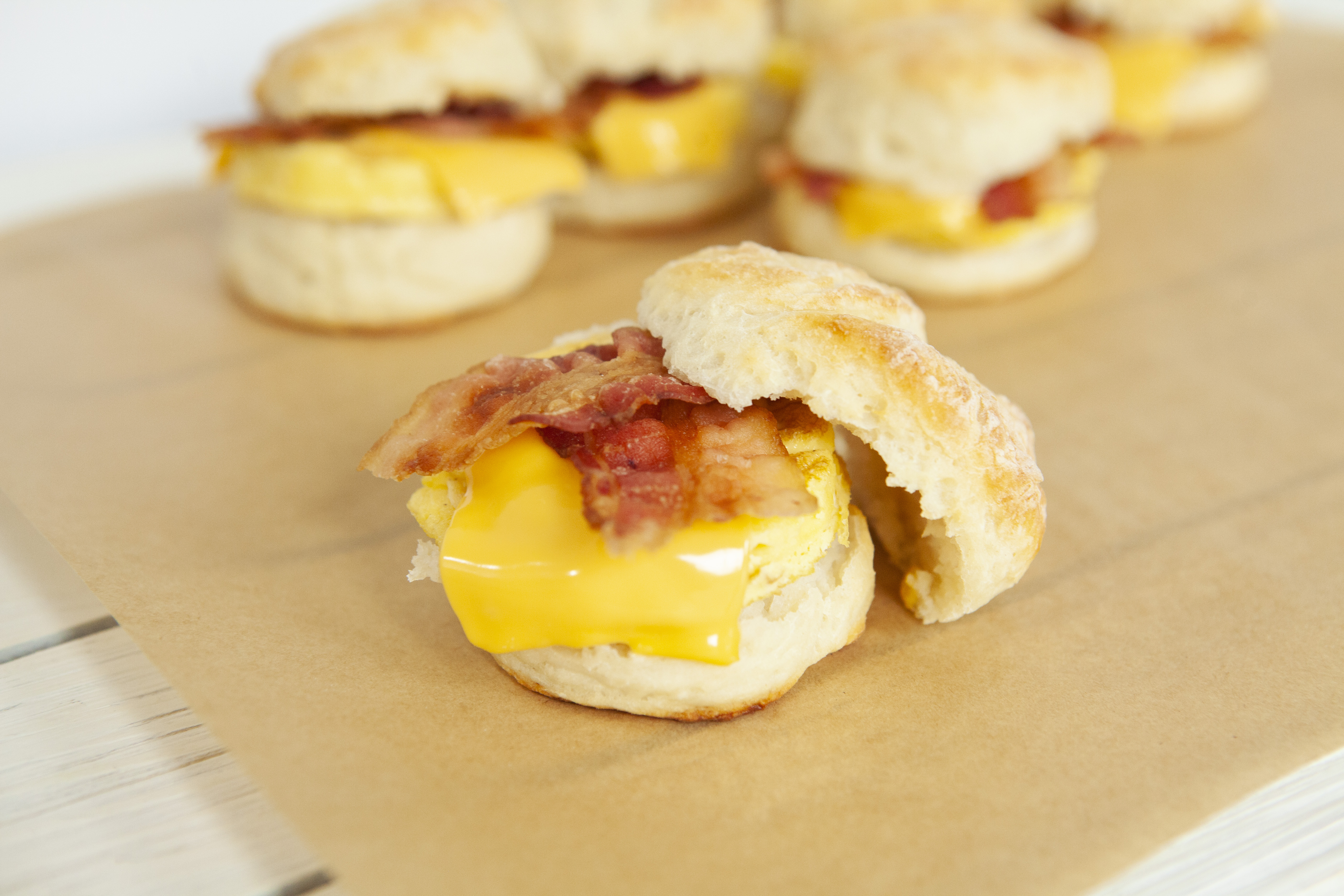 Bacon Egg and Cheese Biscuit (Weight Watchers Recipe)