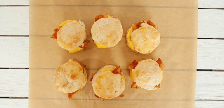 Bacon Egg and Cheese Biscuit (Weight Watchers Recipe)