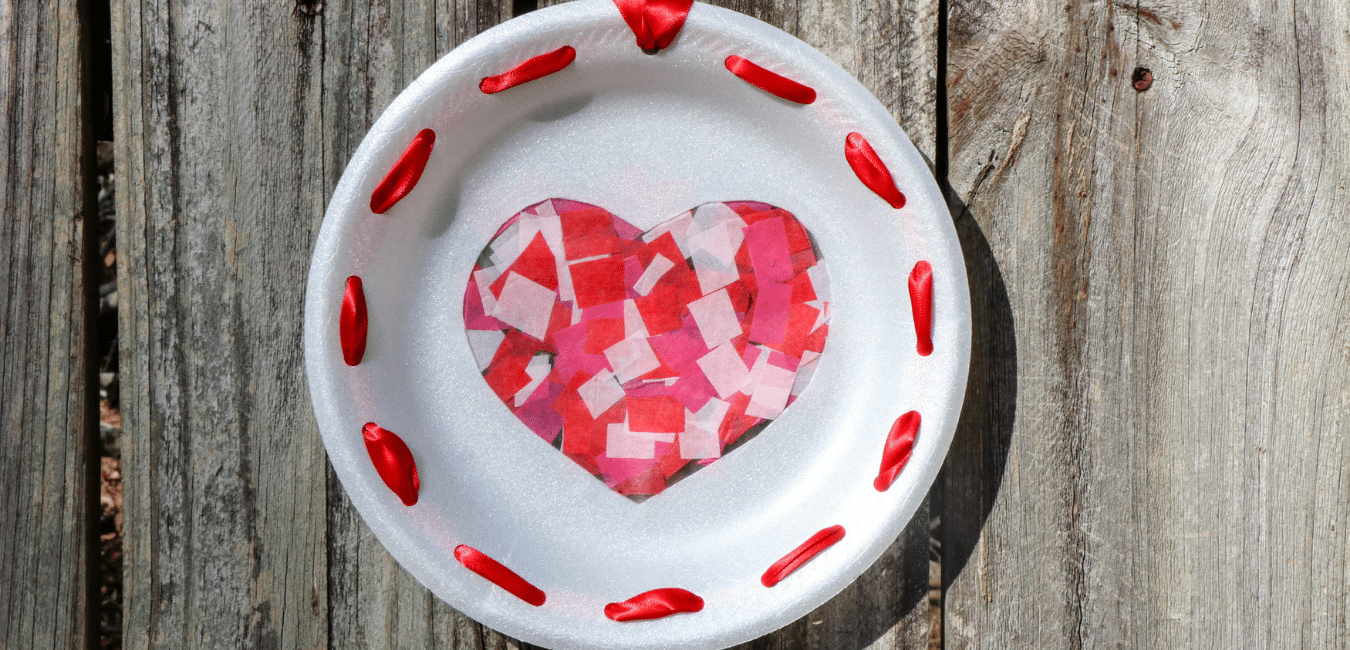 DIY Heart Sun Catcher