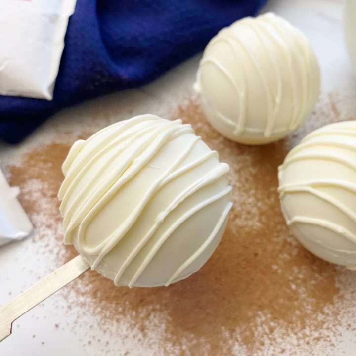 Hot Cocoa Bombs 9 White Chocolate Hot Cocoa Bombs with hot chocolate mix